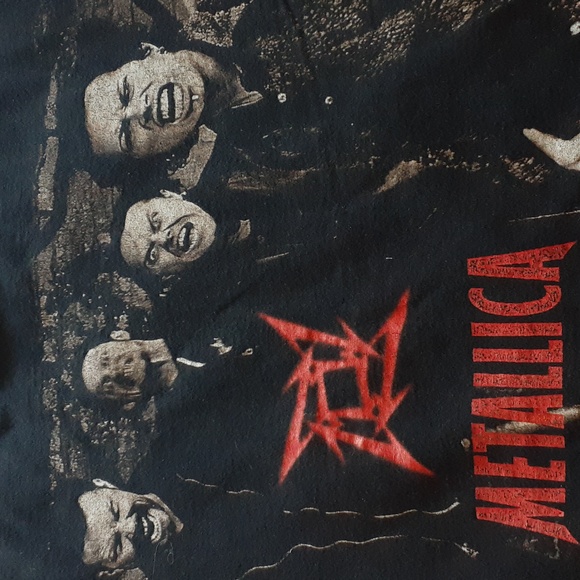 Vtg Metallica "On the Load Again Tour" Black T-Shirt Size XL - Picture 4 of 7